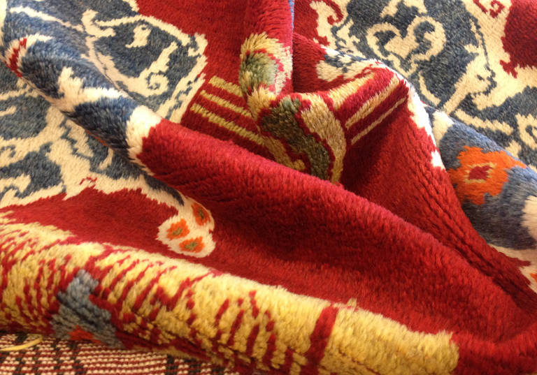 Unusual Persepolis Gabbeh Carpet In Good Condition For Sale In Graz, Styria