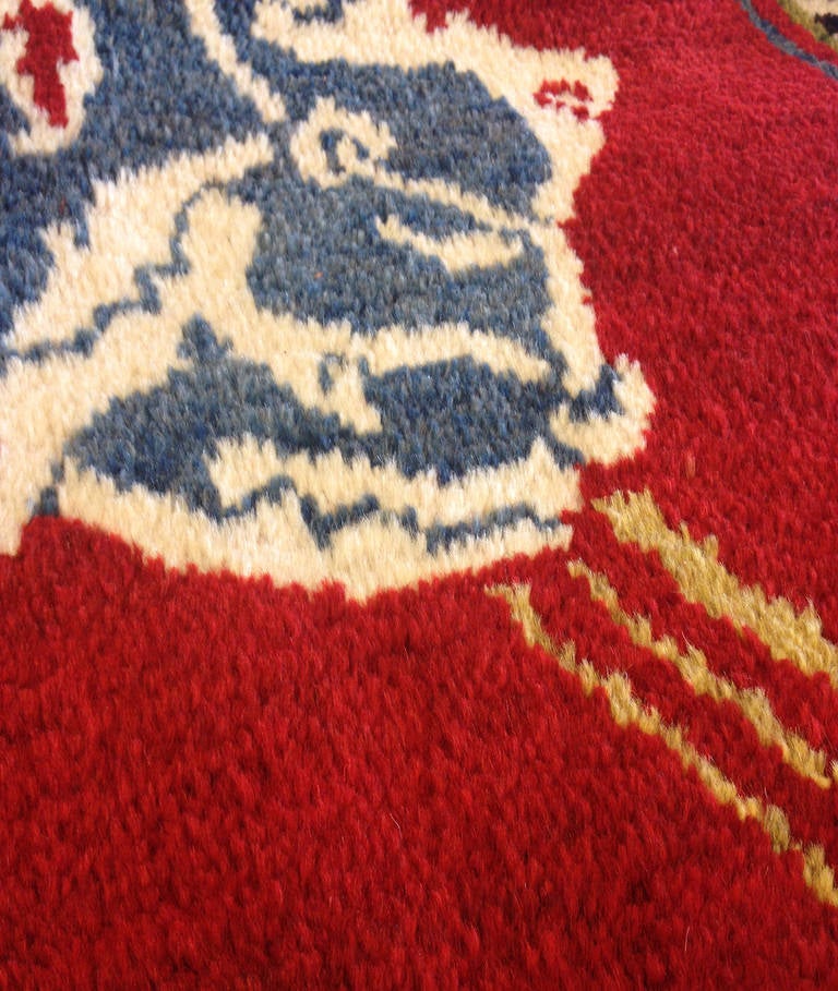 20th Century Unusual Persepolis Gabbeh Carpet For Sale