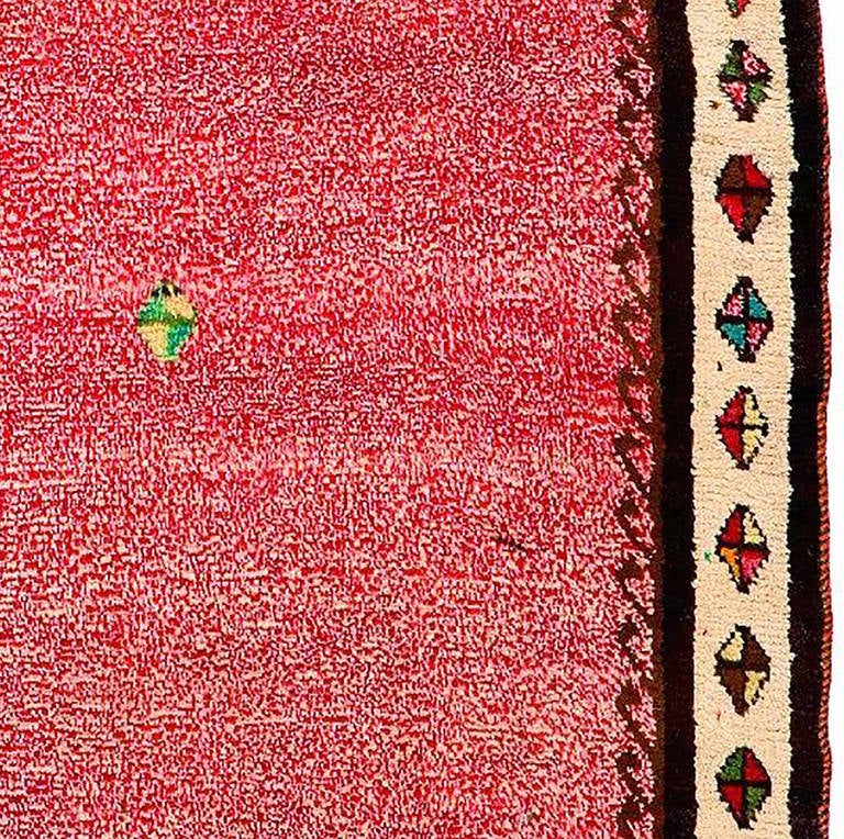 Rare Salt and Pepper Gashgai Gabbeh Rug