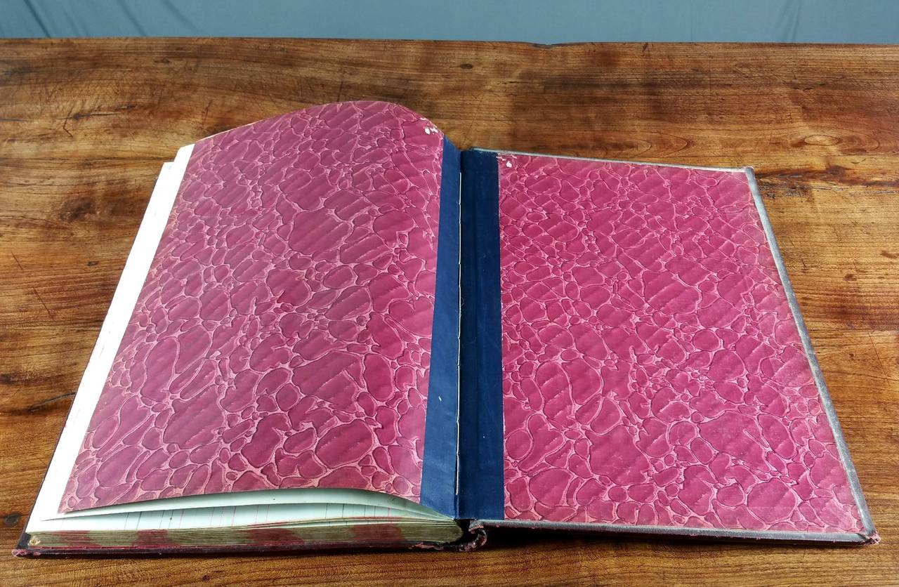 Early 20th Century Leather Bound Account Ledger 2