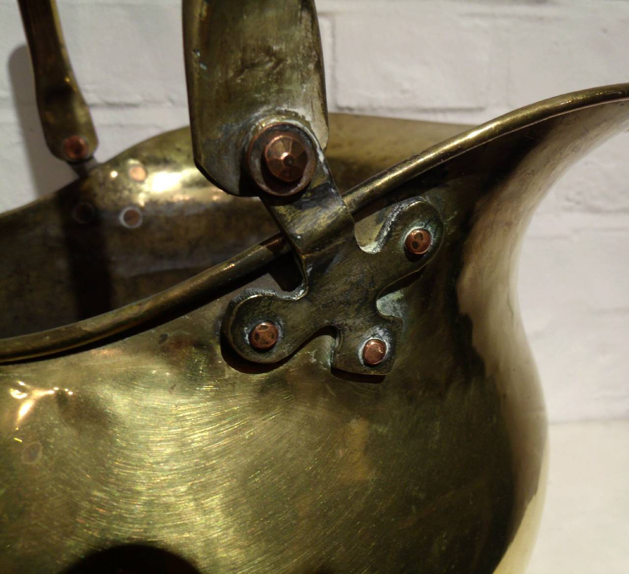 brass coal bucket