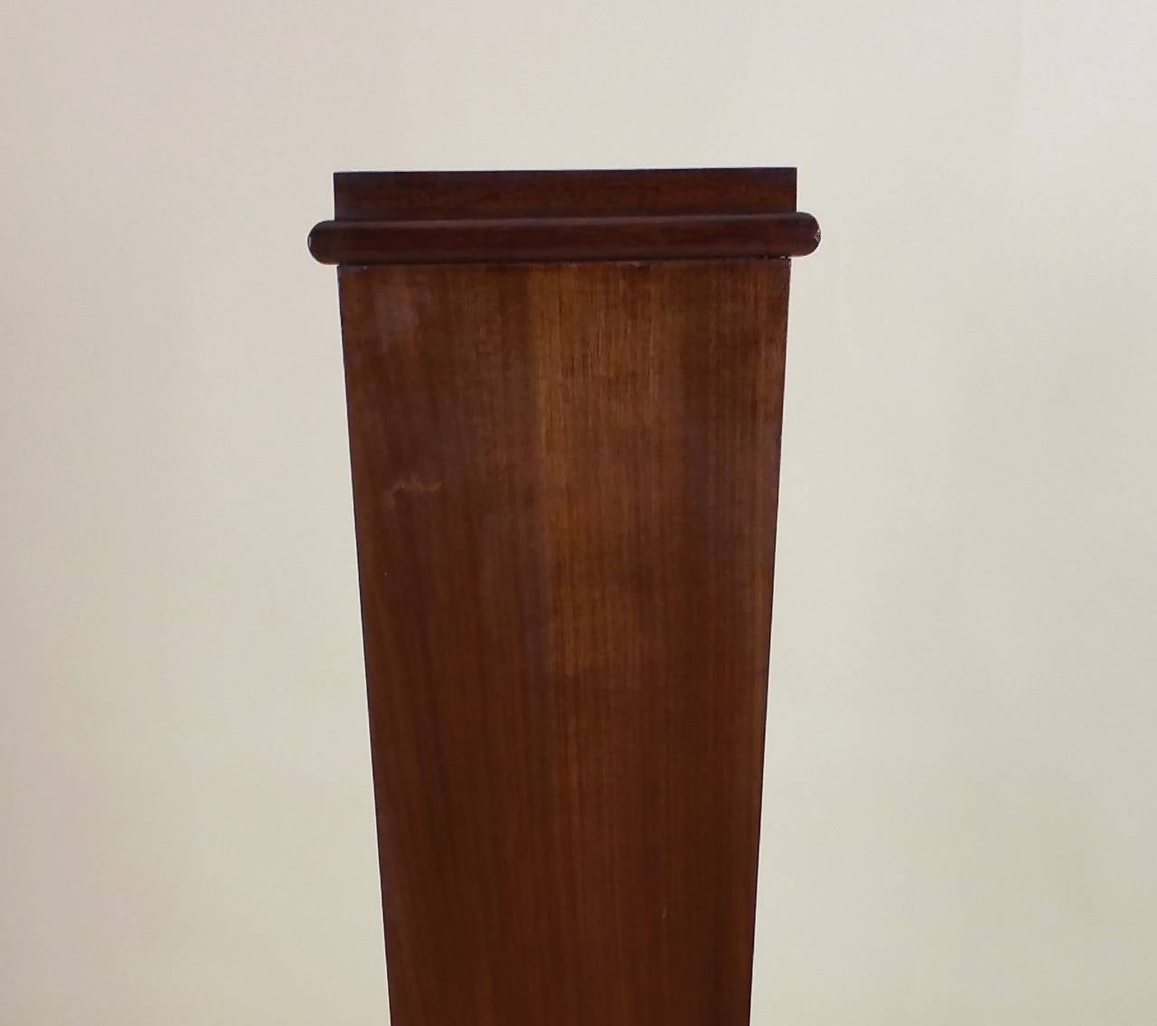 Edwardian Sheraton Revival Mahogany Pedestal 4