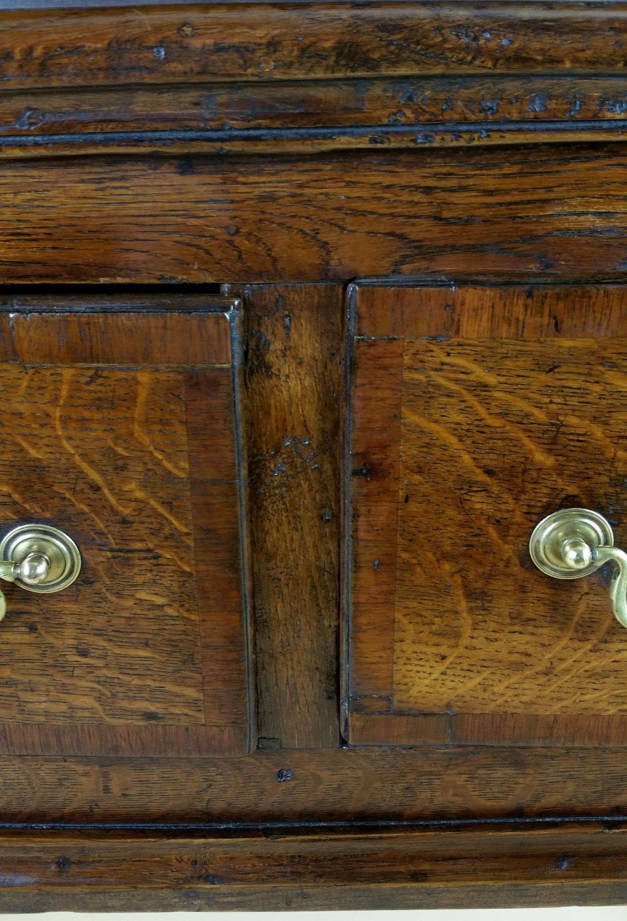 Superb Mid-18th Century Oak Cottage Dresser For Sale 2