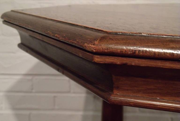 Victorian Octagonal Oak Centre Table 5