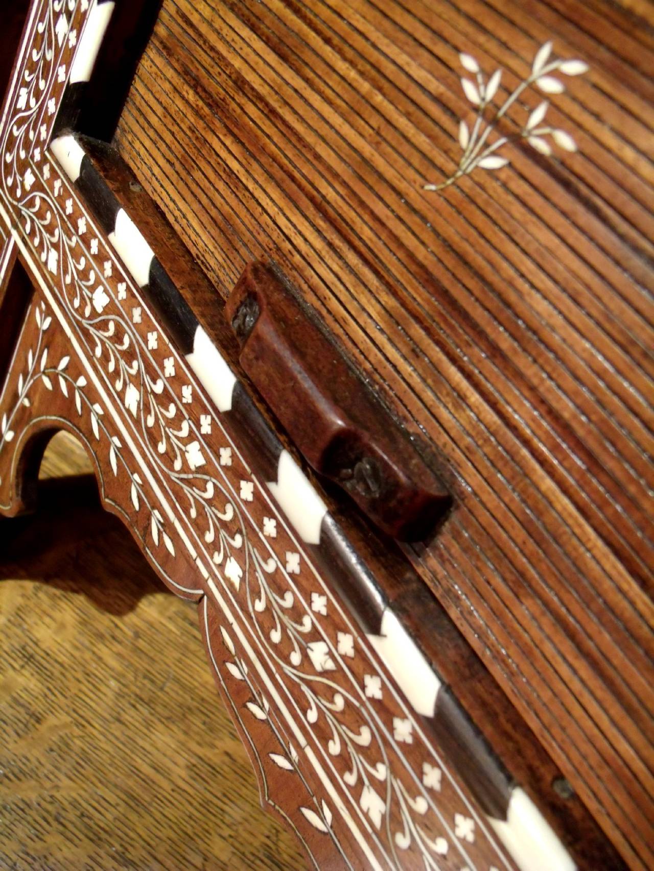 Late 19th Century Moorish Hardwood Easel Mirror 3