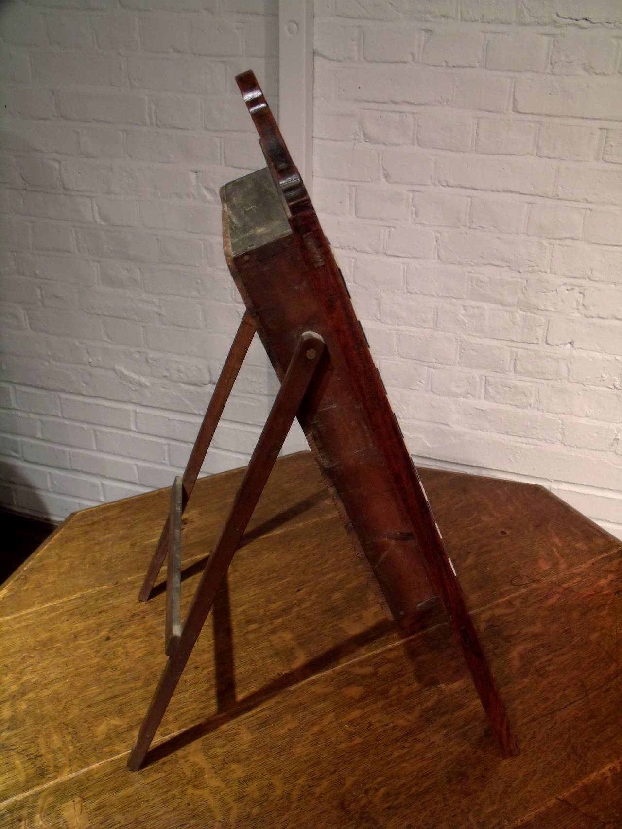 Late 19th Century Moorish Hardwood Easel Mirror 6