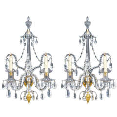 Fine Pair of Ormolu-Mounted and Cut-Glass Georgian Wall Lights 12