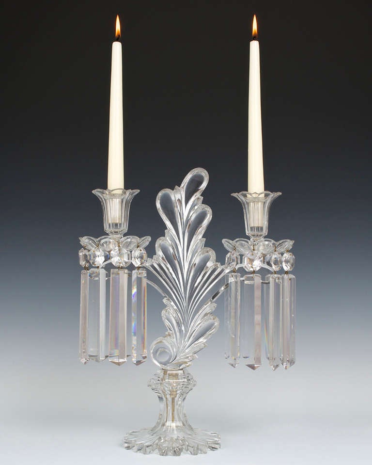 glass candelabras for sale