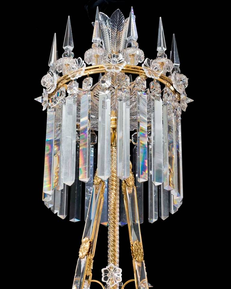 Victorian Highly Important Extremely Rare, English William IV Antique Chandelier For Sale