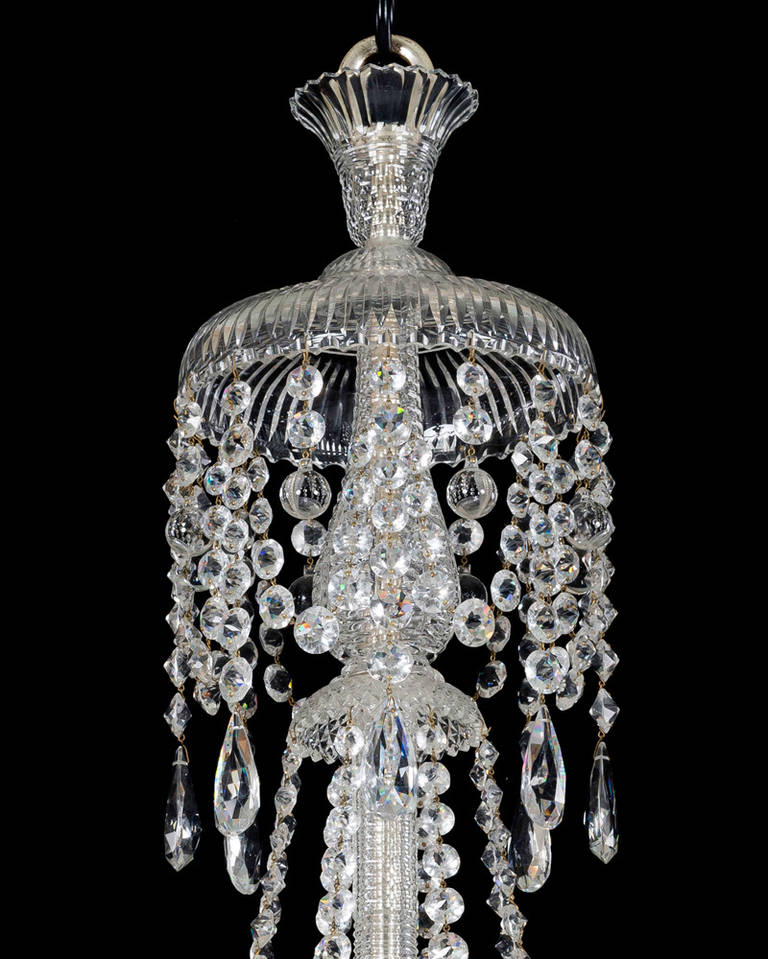 antique glass chandelier