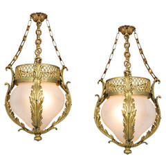 Pair of Edwardian Decorative Lanterns