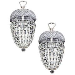 Pair of Late Victorian Acorn Lights by F&C Osler