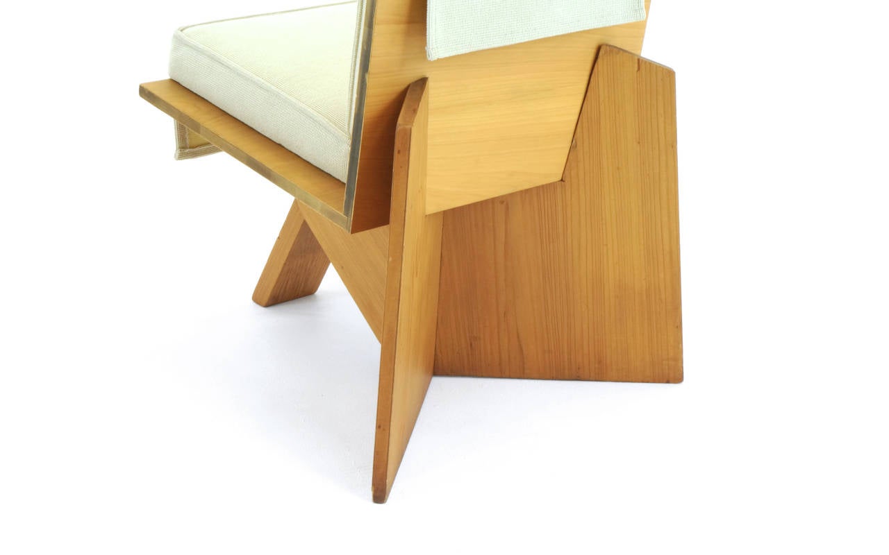American Pair of Frank Lloyd Wright Chairs from the Sondern House, Kansas City