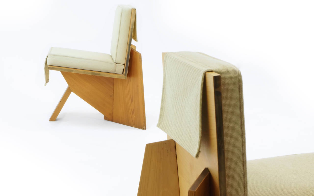 Pair of Frank Lloyd Wright Chairs from the Sondern House, Kansas City 4