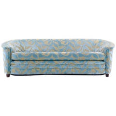 Dunbar Style Curved Sofa, Beautifully Redone