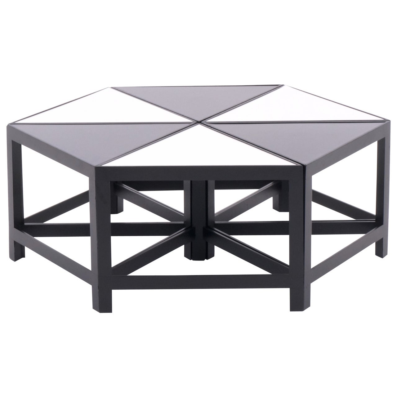 Ensemble de six tables modulaires