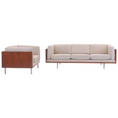 Milo Baughman for Thayer Coggin Case Sofa and Chair