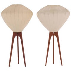Pair of Italian Table Lamps Imported by Raymor