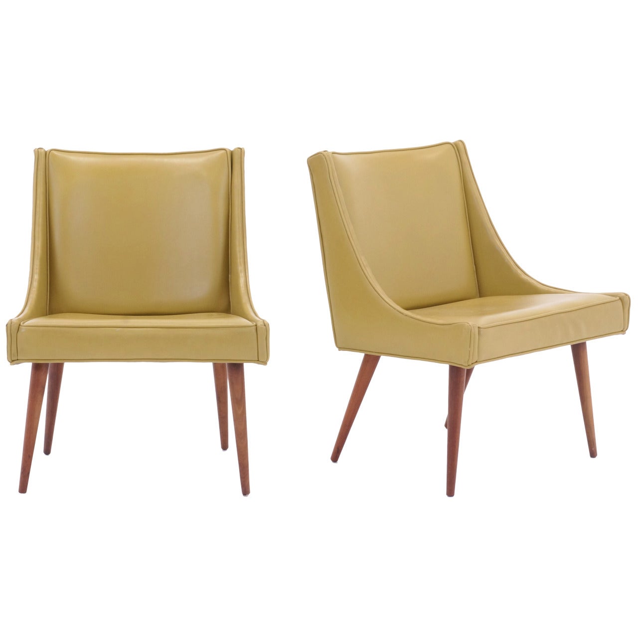 Pair of Milo Baughman for Thayer Coggin Slipper Chairs