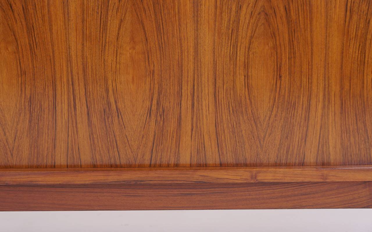 Rosewood Credenza with Tambour Doors Attributed to Finn Juhl.  Very Large. 1