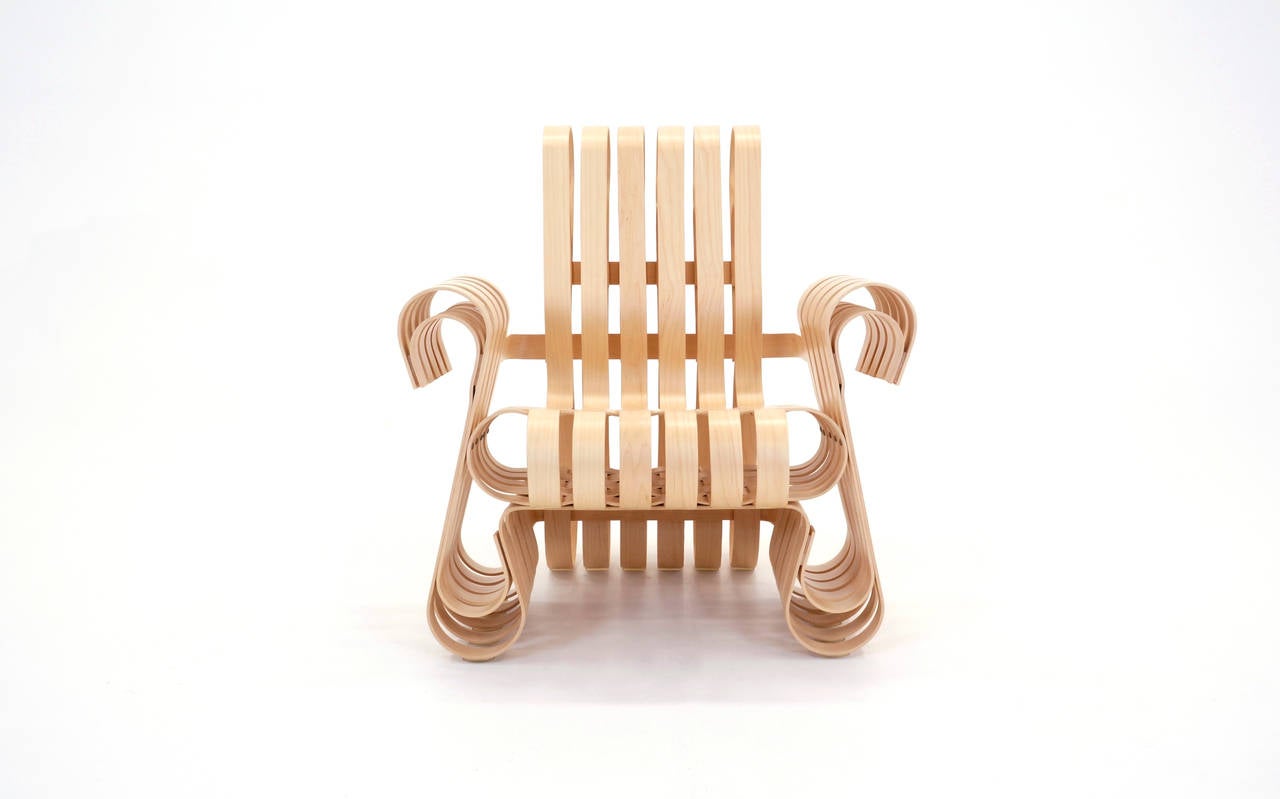 Frank Gehry Power Play Lounge Chair for Knoll, Brand New at 1stDibs