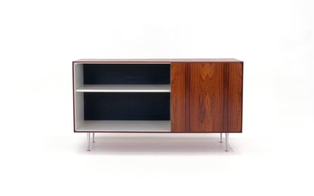 Mid-Century Modern George Nelson for Herman Miller Thin Edge Rosewood Cabinet