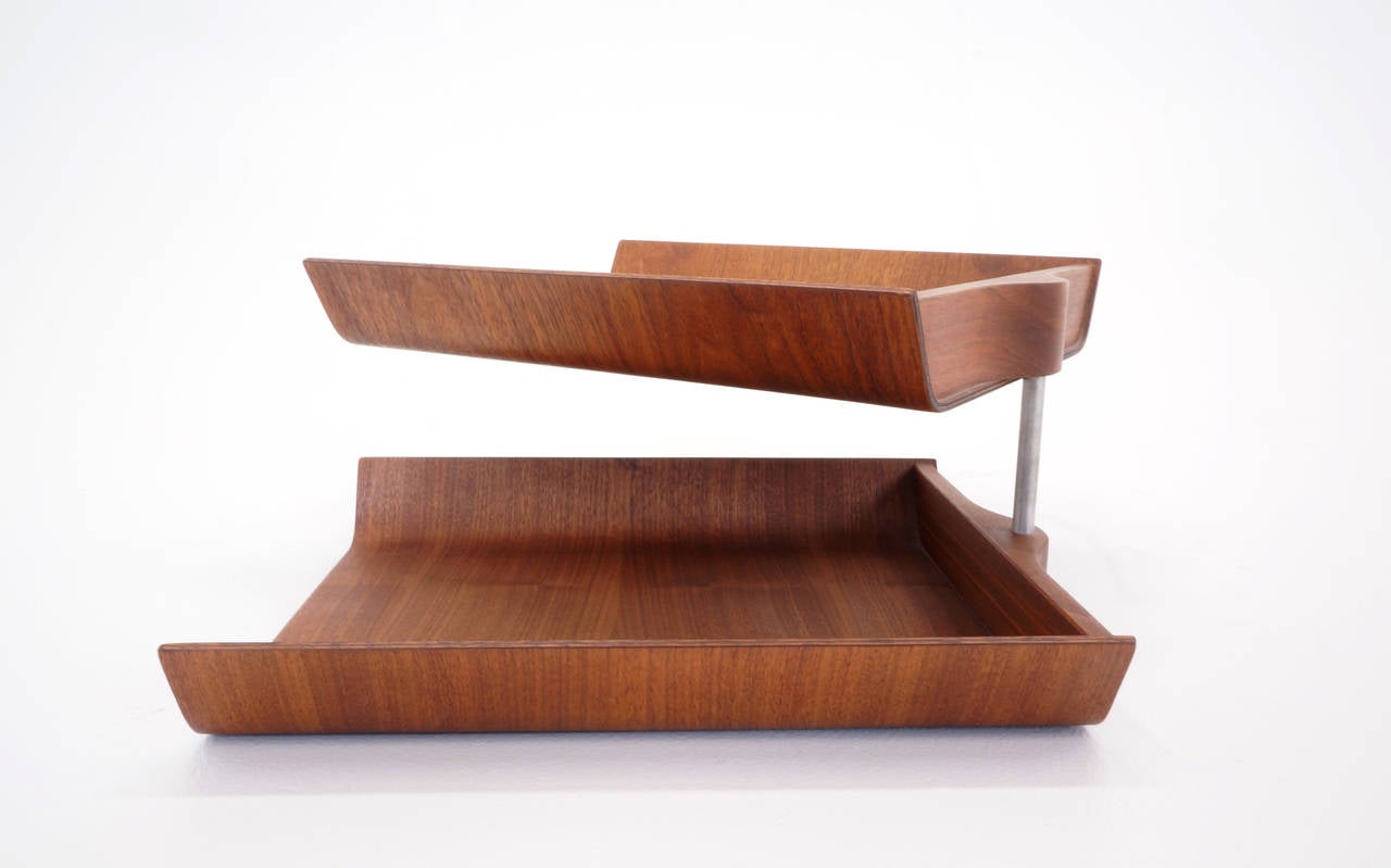 American Florence Knoll Two-Tier Paper Filing Tray