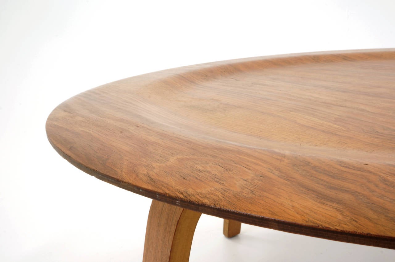 Mid-Century Modern Early Charles and Ray Eames CTW (Coffee Table Wood) for Herman Miller