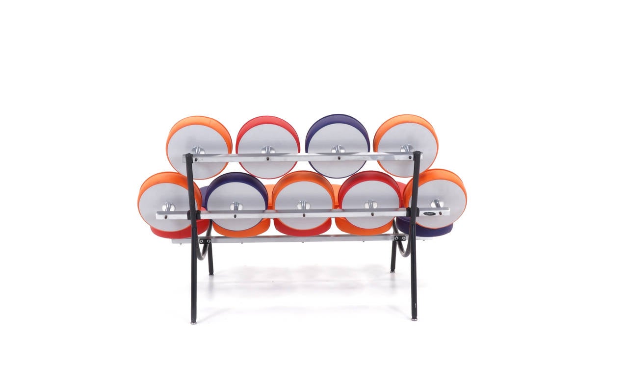 Américain George Nelson, Herman Miller Marshmallow Sofa édition limitée