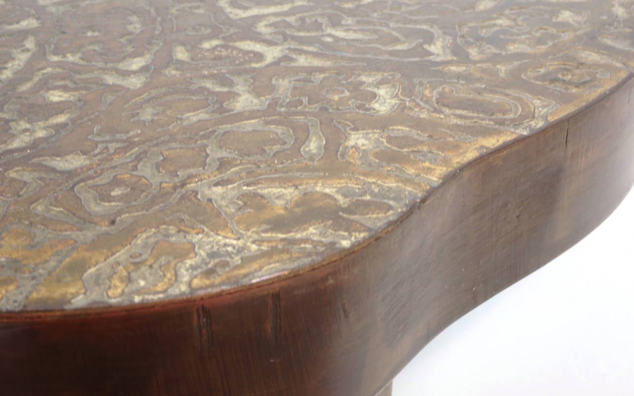 Bronze Coffee Table by Philip and Kelvin LaVerne 1