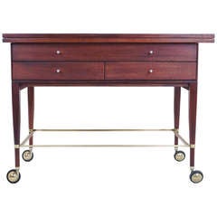 Paul McCobb Expandable Serving Cart from the Irwin Collection