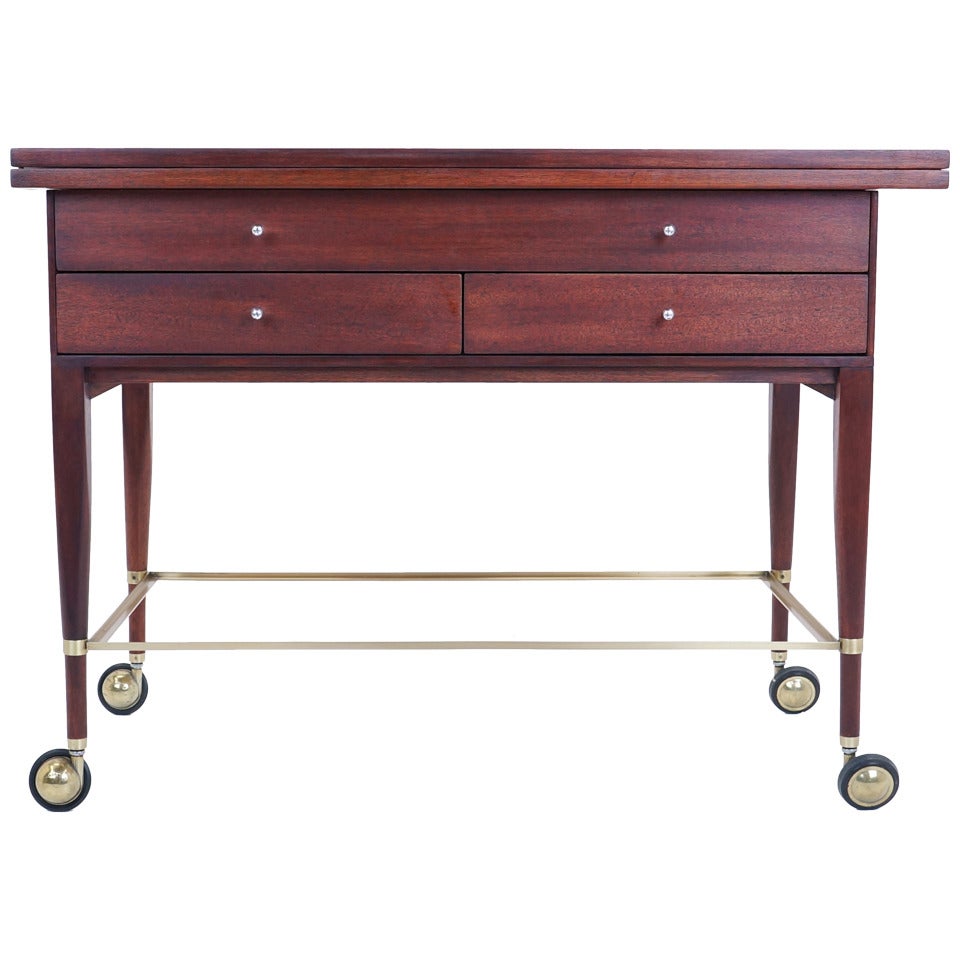 Paul McCobb Expandable Serving Cart from the Irwin Collection