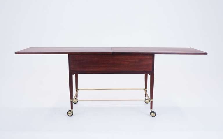 Mid-20th Century Paul McCobb Expandable Serving Cart from the Irwin Collection