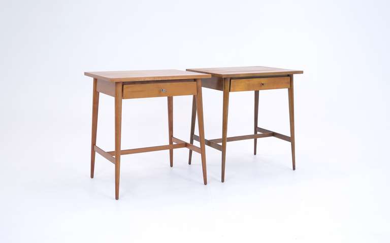 Mid-Century Modern Pair of Paul McCobb for Calvin Night Stands