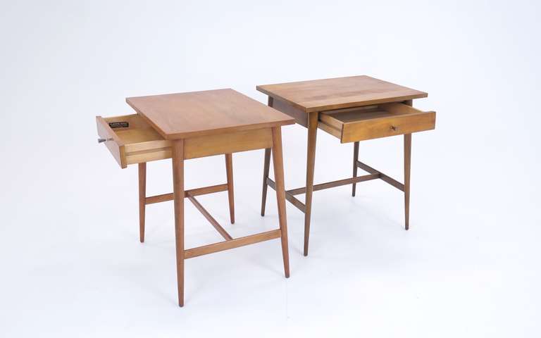 Pair of Paul McCobb for Calvin Night Stands In Good Condition In Kansas City, MO