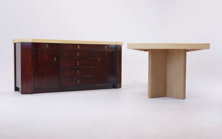 Paul Frankl for Johnson Furniture Company Cork Top Buffet or Sideboard 2