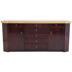 Paul Frankl for Johnson Furniture Company Cork Top Buffet or Sideboard
