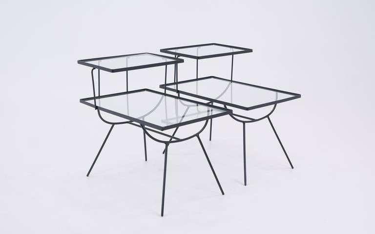 Pair of George Nelson for Arbuck Step Side Tables