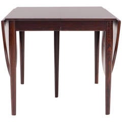 Arne Vodder Rosewood Drop-Leaf Dining Table