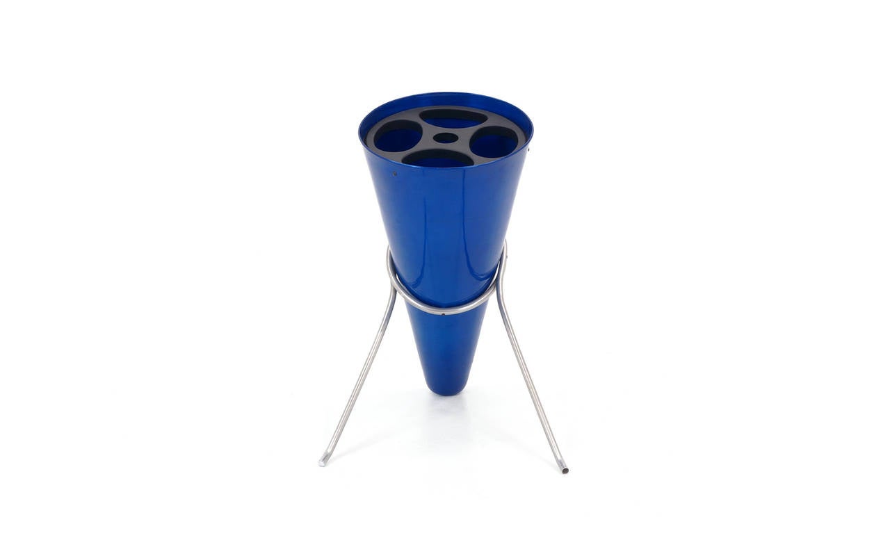 Rare Ettore Sottsass umbrella stand for Rinovel, Italy, 1955. Quick shipping in the continental U.S. via FedEx, $175.
