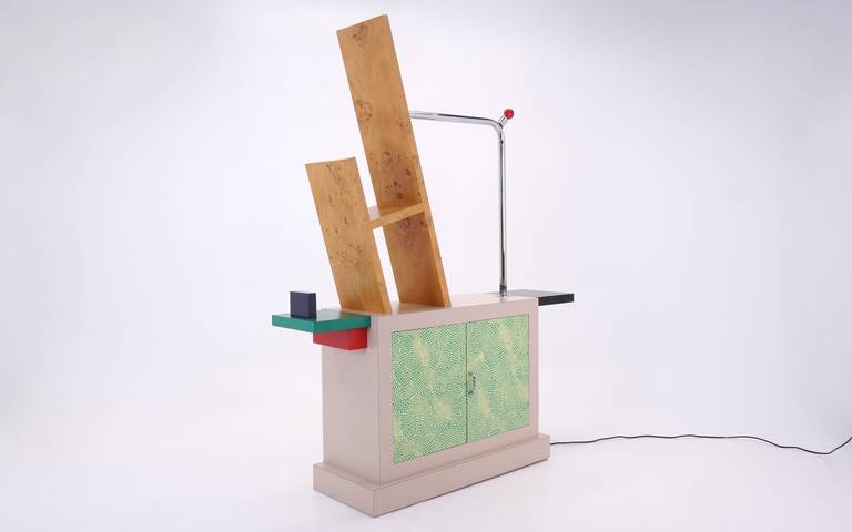 Ettore Sottsass Beverly Bookcase or Room Divider for Memphis, Milan, Italy, 1981