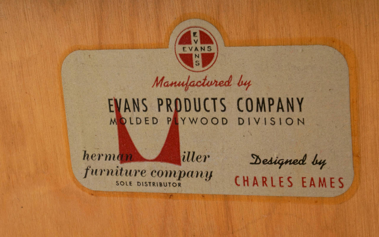Early Pair of Eames for Evans / Herman Miller LCWs 3