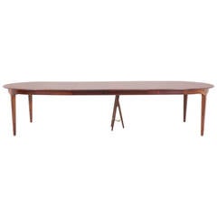 Vintage Rosewood Extension Dining Table by Soro Stole, Denmark
