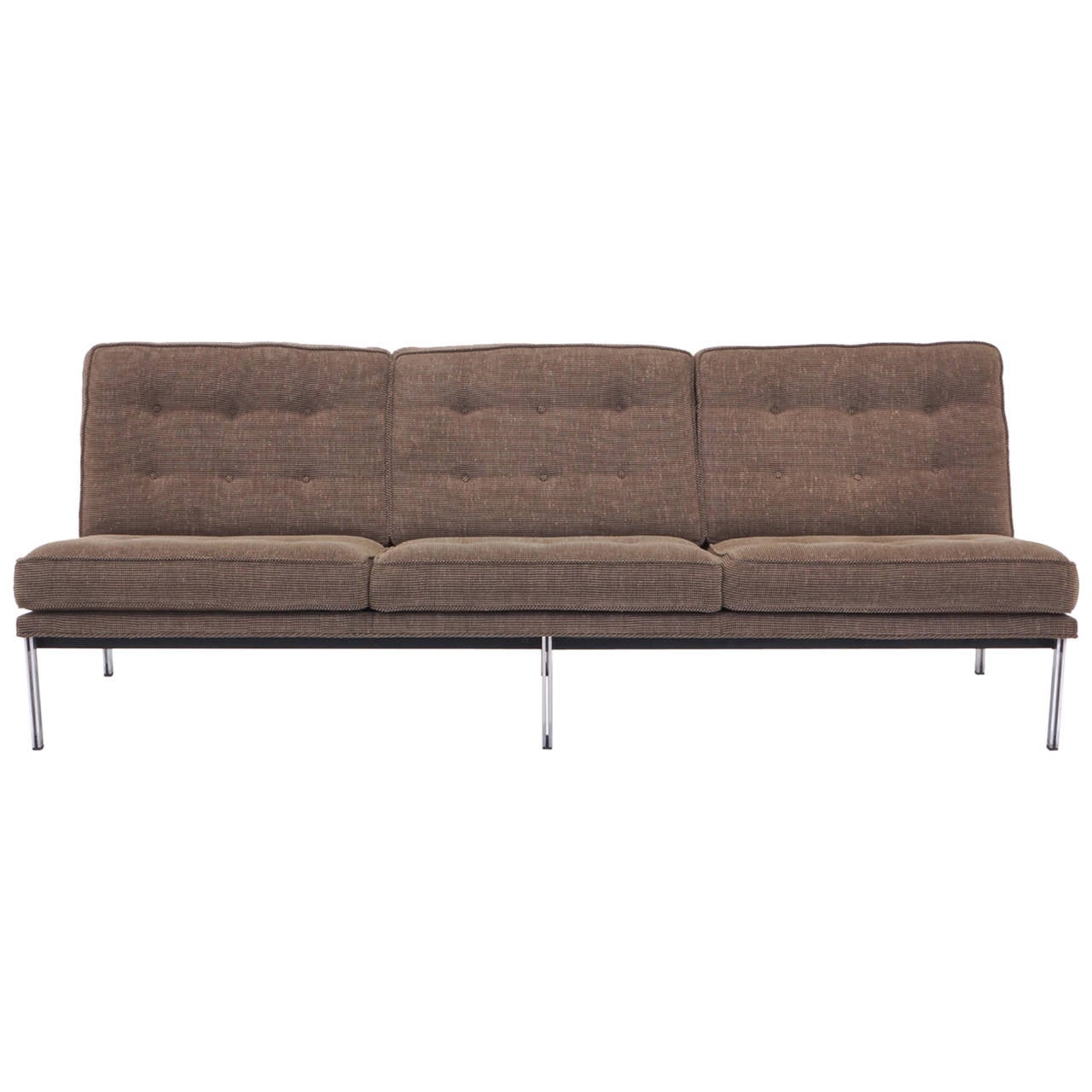 Florence Knoll Parallel Bar Three Seat Armless Sofa At Stdibs - Florence Knoll Parallel Bar Three Seat Armless Sofa florence knoll parallel bar three seat armless sofa at stdibs - florence knoll parallel bar three seat armless sofa