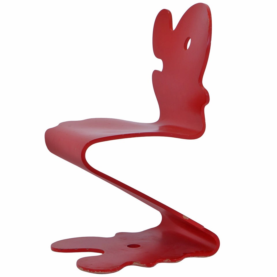 Verner Panton Pantonic 5010 Chair for Studio Hag