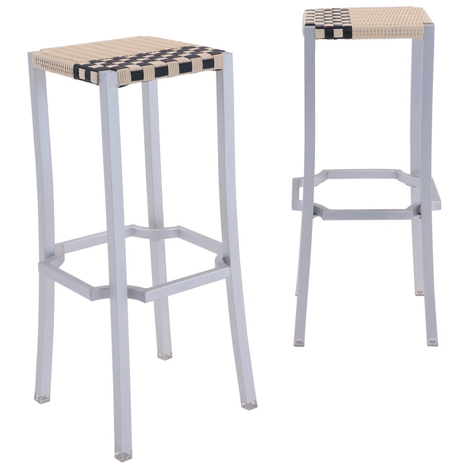 Philippe Starck One Cafe Indoor or Outdoor Bar Stools for Driade, Italy For Sale