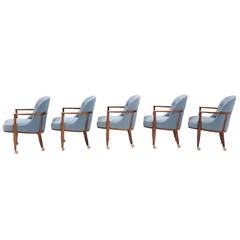 Three available.  Edward Wormley for Dunbar Janus Chairs