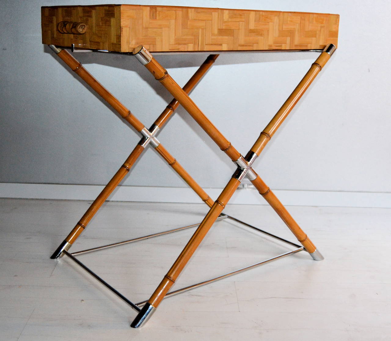 1970s Bamboo Tray Table In Excellent Condition In Saint-Ouen, FR