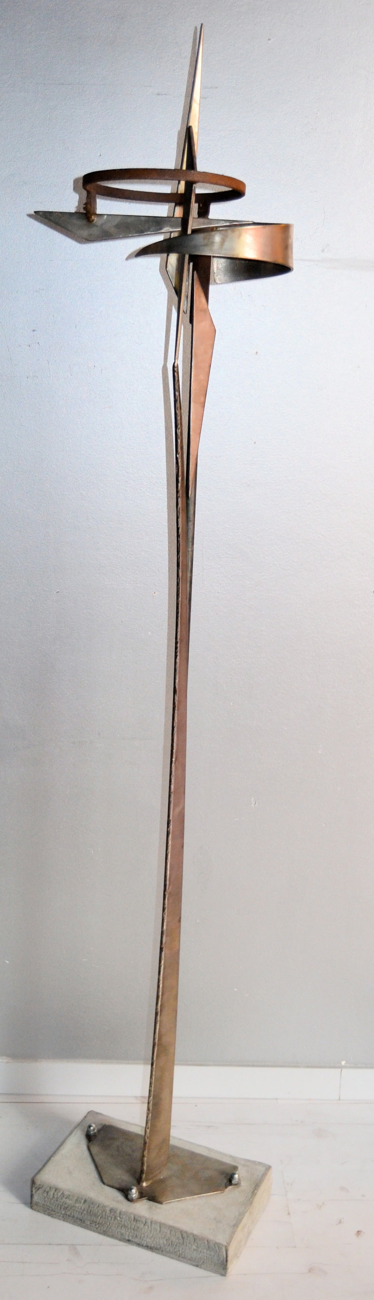 Late 20th Century 1970s Large Iron Sculpture