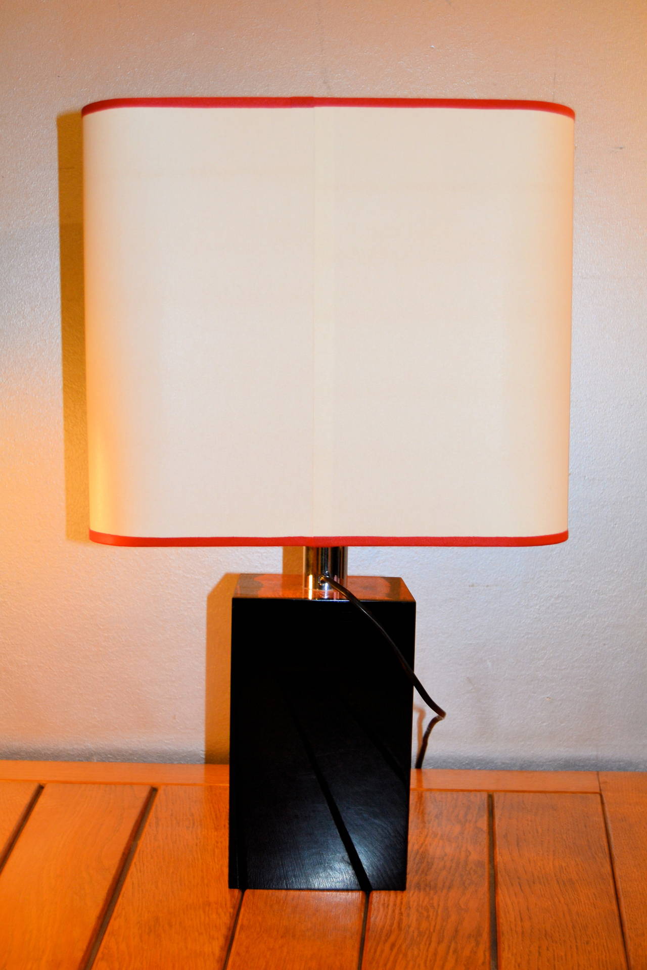 Late 20th Century 1970s Red Coral Lamp